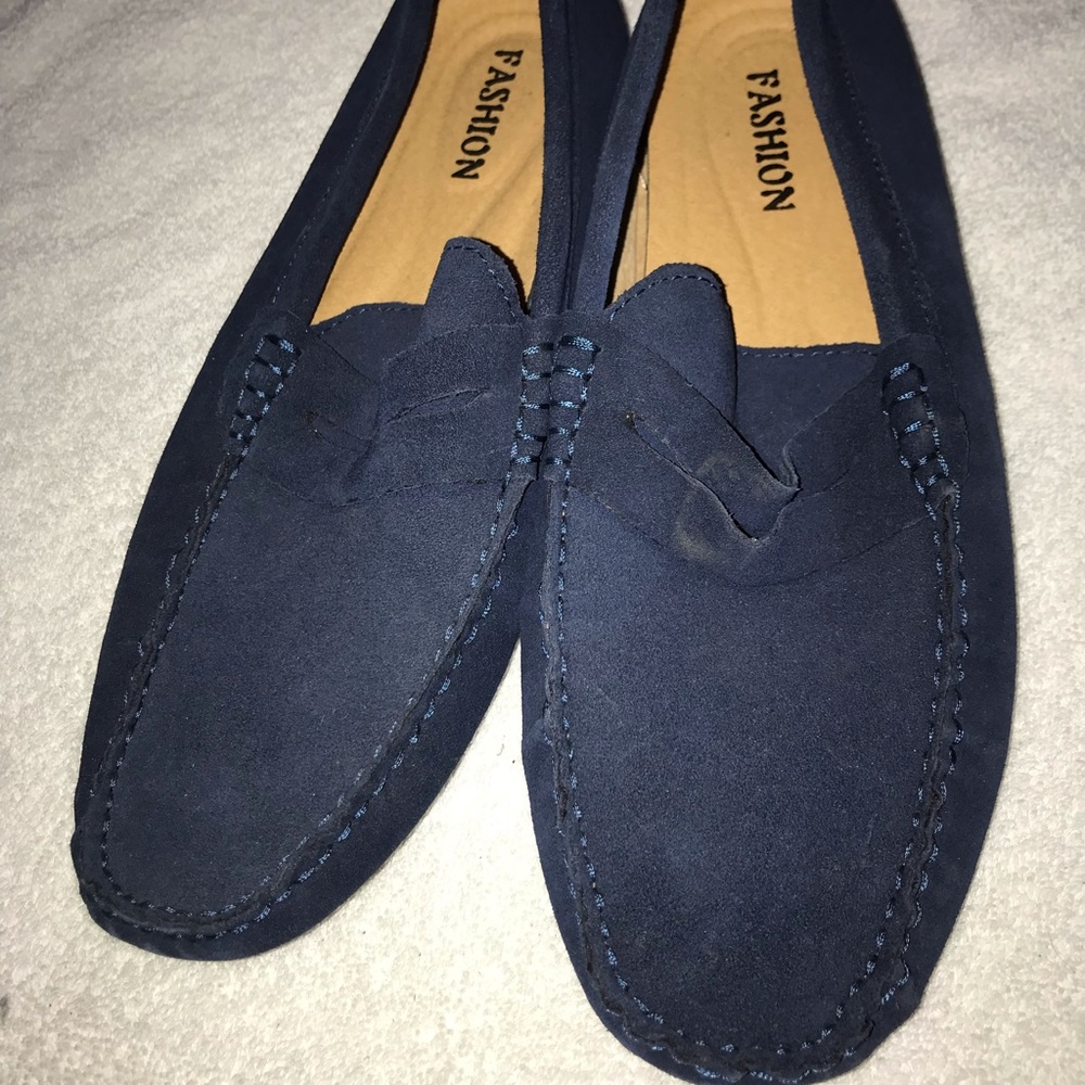 Mens Blue Loafers Size 46